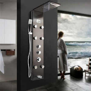 Fontana Waterfall Rainfall Spa Jets Digital Shower Panel